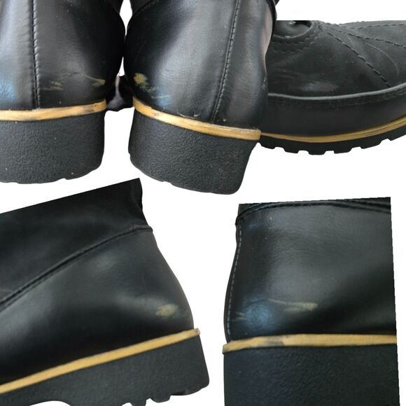 JBU by Jambu Bristol Vegan Black Leather Boots Women's Size 10 EUC - Picture 3 of 8